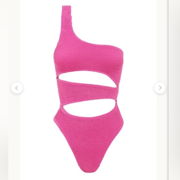 Bond-Eye Swim Rico One Piece in Blush Lurex - Picture 6 of 6